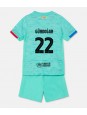 Barcelona Ilkay Gundogan #22 Alternativní dres pro děti 2023-24 Krátký Rukáv (+ trenýrky)